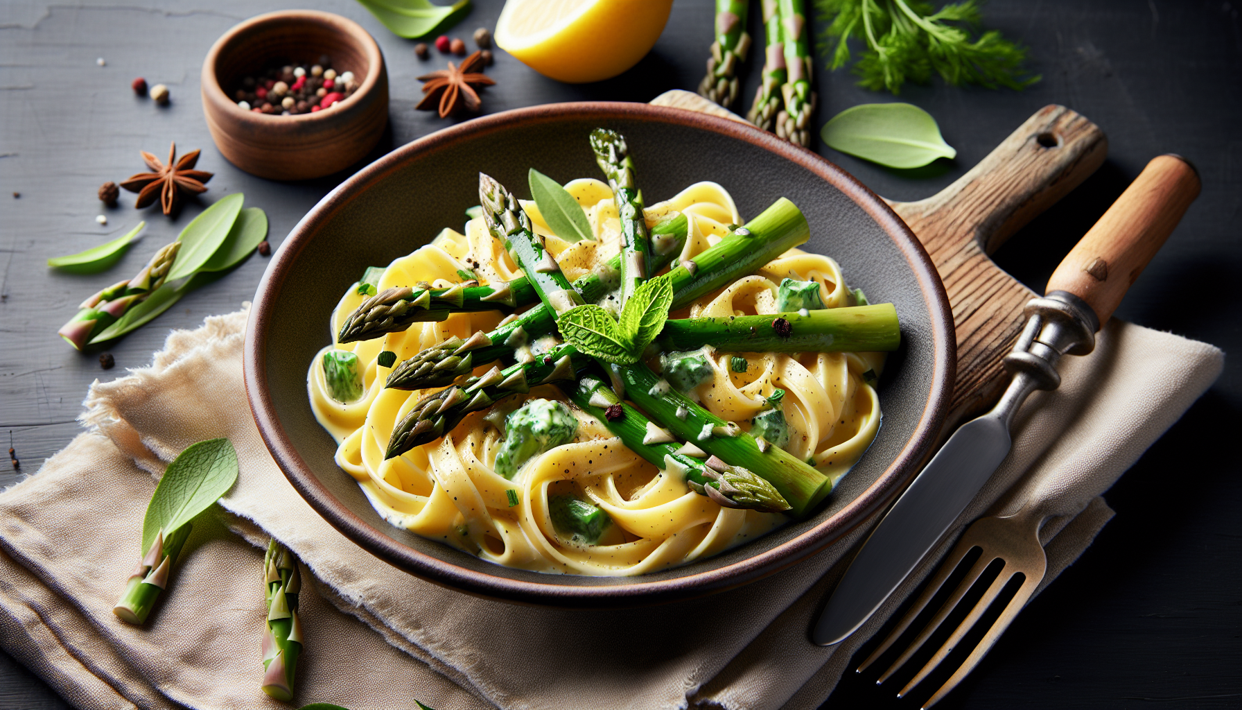 crema di asparagi pasta